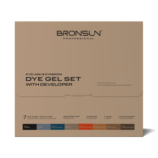 BRONSUN® Pro Artist Gel Dye Kit