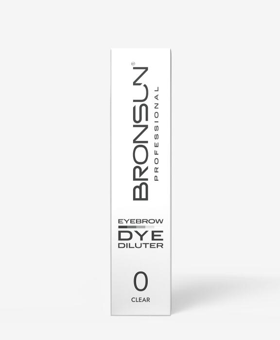 Eyebrow dye diluter BRONSUN, clear #0